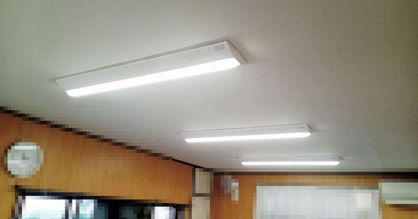 LED照明交換工事 | 埼玉県 蓮田市・オフィス