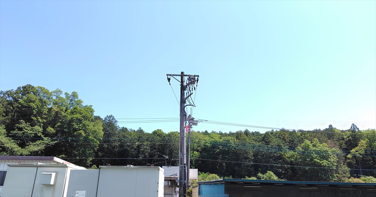PAS更新後の電柱