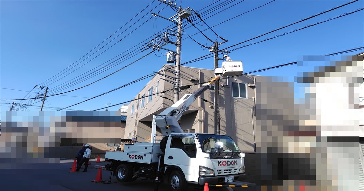 ダイワラビン様 PAS・高圧ケーブル更新の施工現場