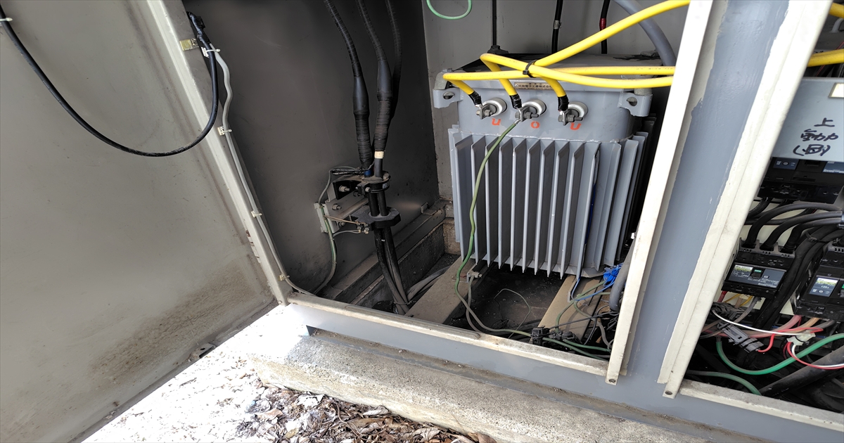 高圧ケーブル更新前