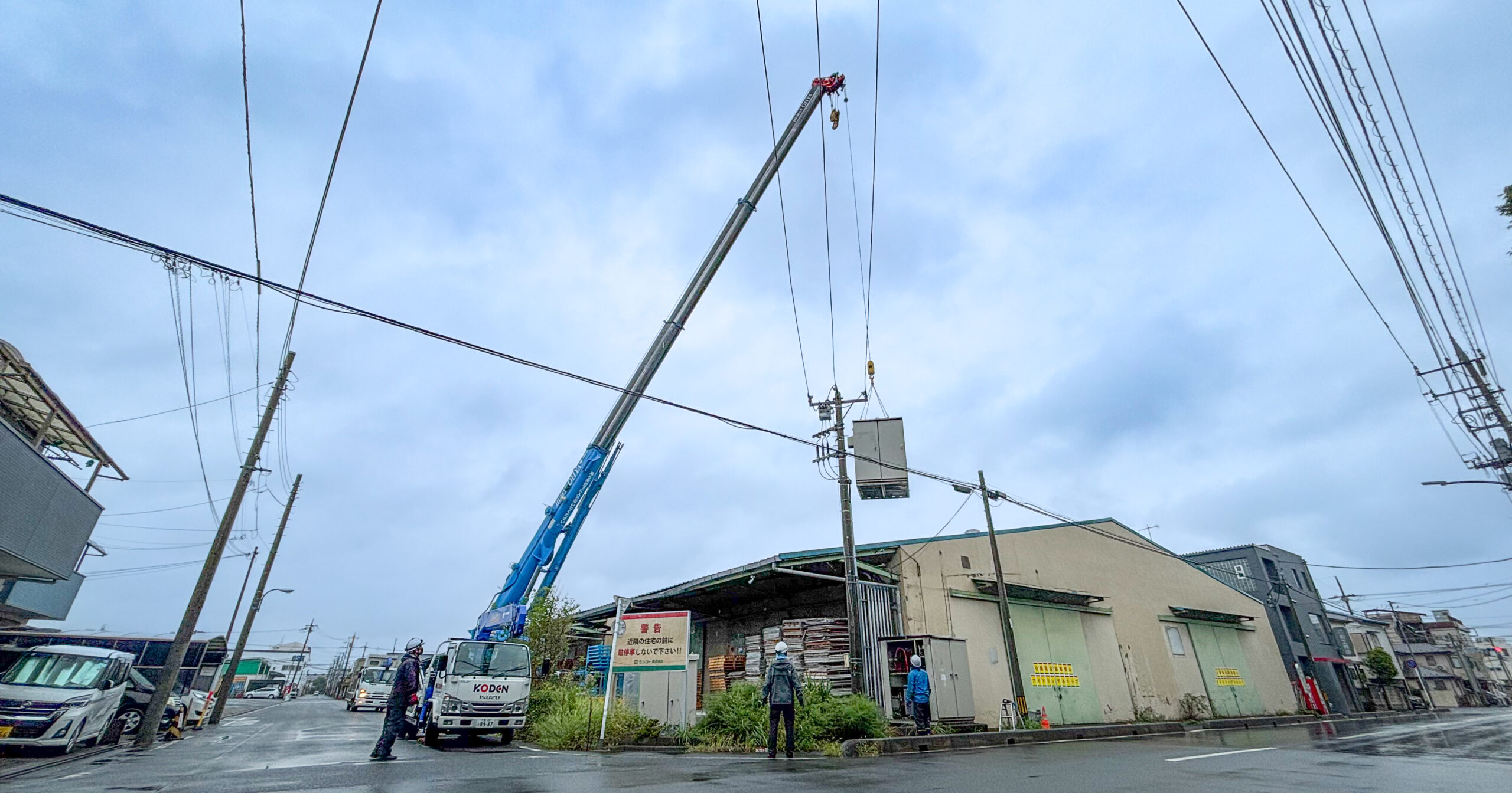 キュービクル更新工事｜埼玉県 戸田市・物流倉庫